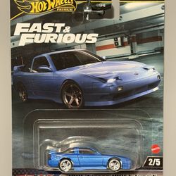 Hotwheels Premium Fast And Furious 1996 Nissan 180sx Type X