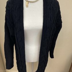 Black Knit Cardigan