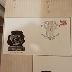Richie Ashburn Stamped Envelope 