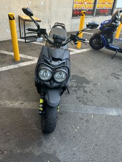 Wolf Brand White Scooter / Moped