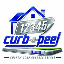 Custom Curb Address Decals