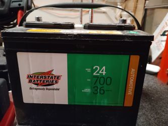 Brand new car battery