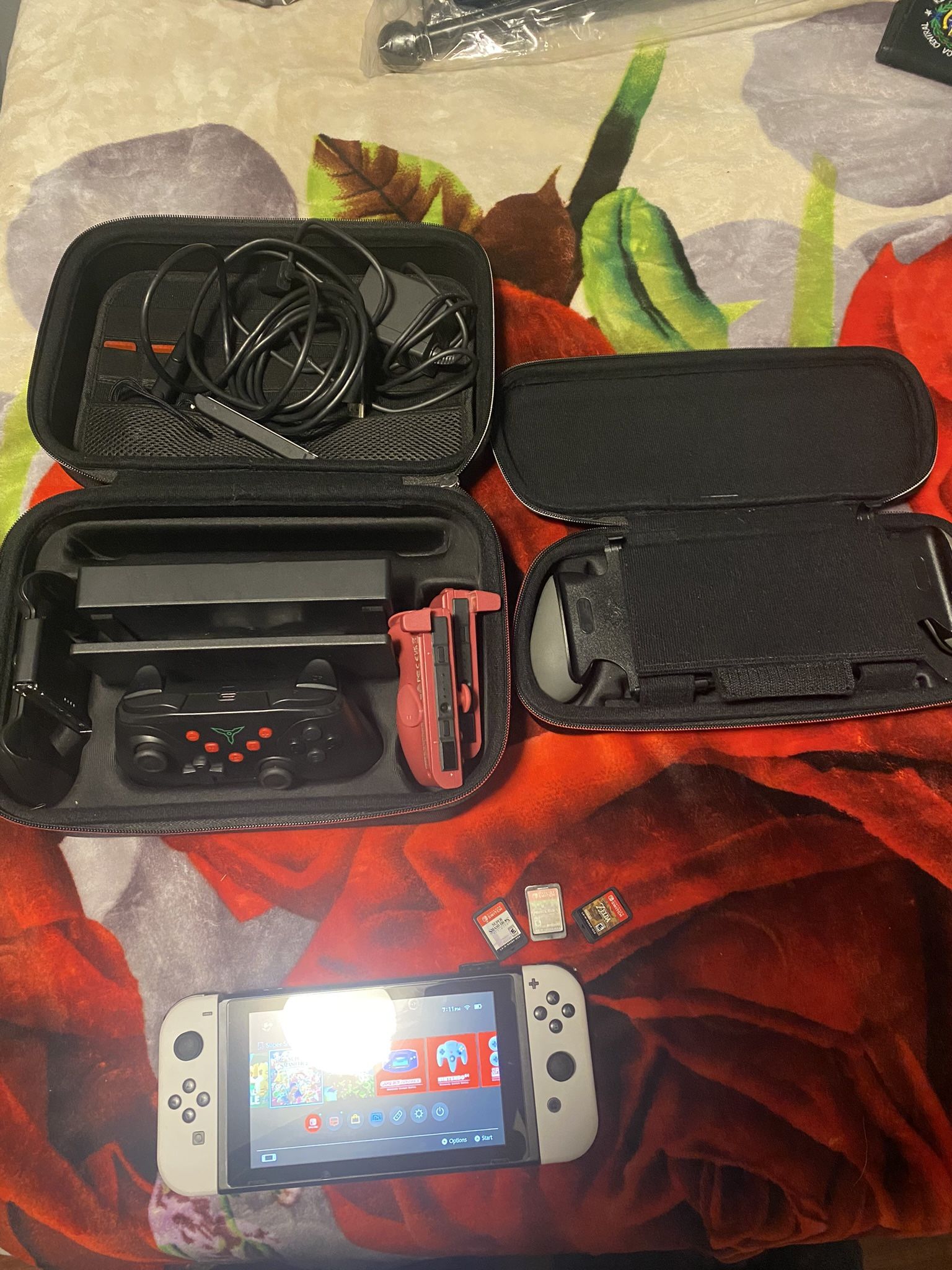 Nintendo Switch With Accessories