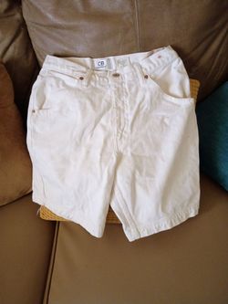 Ladies white shorts