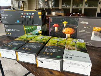 Solar Garden Lights Bundle – Mixed Lot