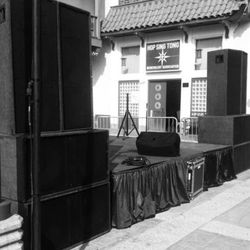 JBL Front Loaded Black flag Cabinets Speakers 