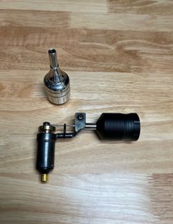 Steve Tippetts Cartridge Rotary Tattoo Machine + Ambition Stainless Grip “Brand New”