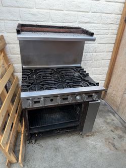 Four Burner Commercial Stove