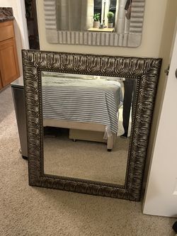 30x36 Textured Bronze Mirror