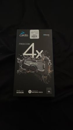 Cardo Freecom 4X Motorcycle Bluetooth Intercom