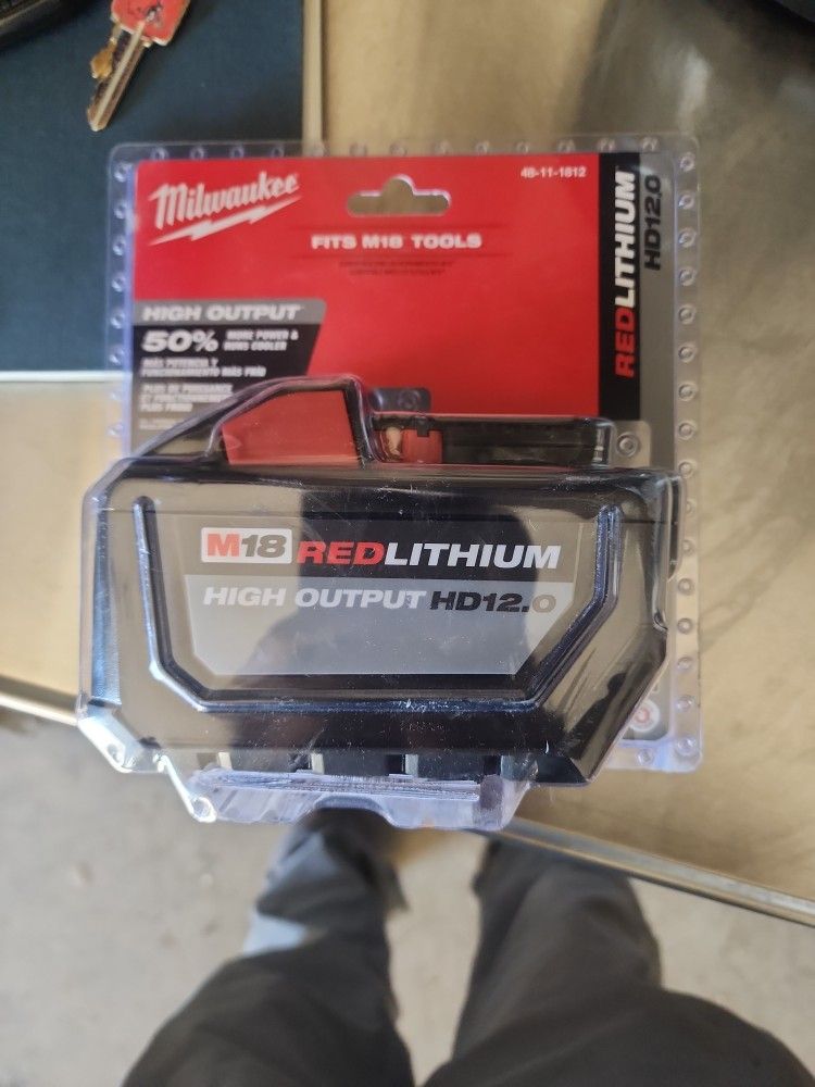 New Milwaukee M18 12AH Battery