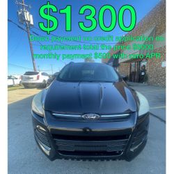 2016 Ford Escape No Credit Check No requirements 