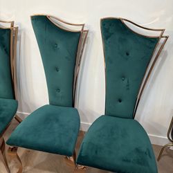 Set of 10 dining room chairs