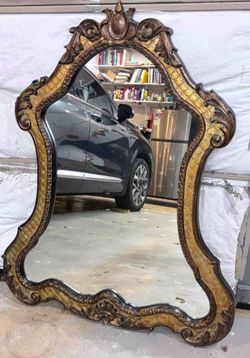 Cleopatra Antique Gold Mirror