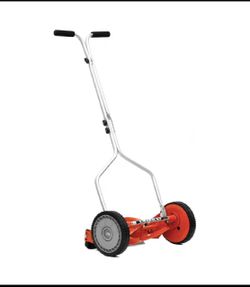 New Open Box American Lawn Mower Company 14in. 4-Blade Push Reel Lawn Mower, Red