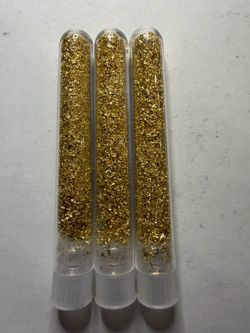✨ 24K Gold Flakes – Collectible Vials