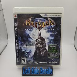 Batman Arkham Asylum ( PlayStation 3 , PS3 ) - CIB WITH STICKER -