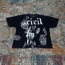 Civil Regime Feeling Grim Reaper of Roses Tee