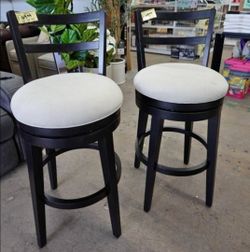 3 Pack Fletcher Bar Height Swivel Stool