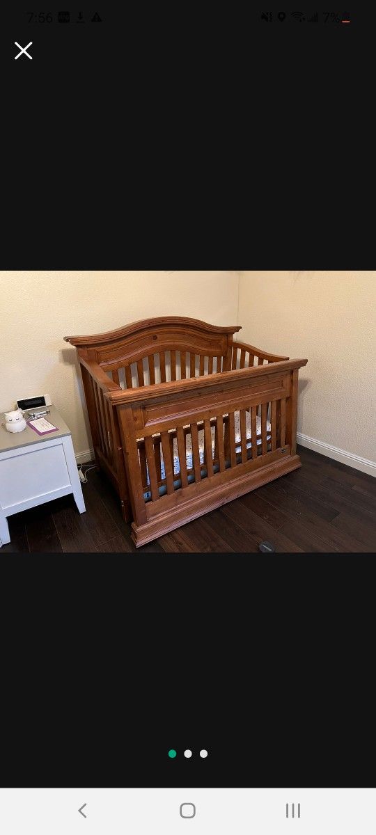 Bonavita Crib Brown Rustic