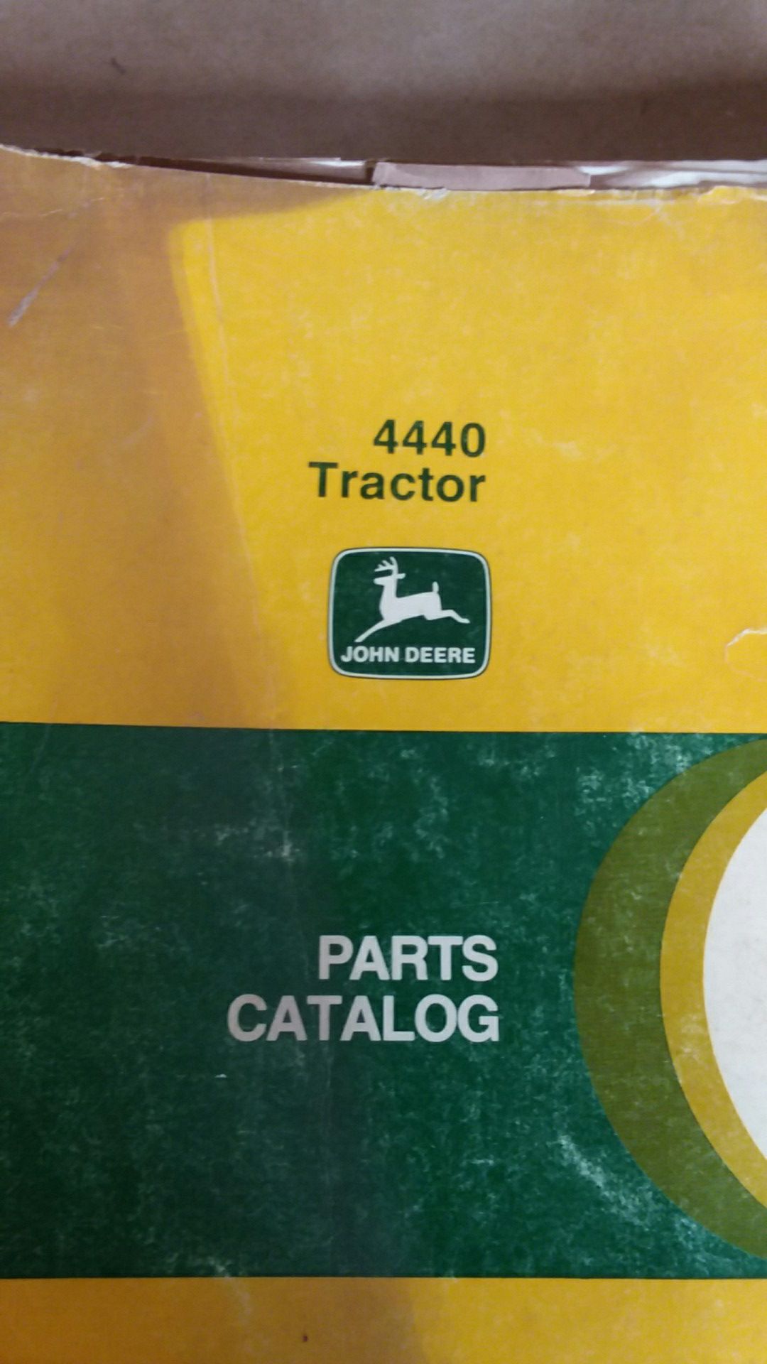 John deer Tractor manual 4440