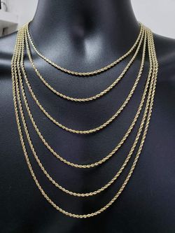 2.5MM 10K Diamond Cut Rope Chain RCD-007