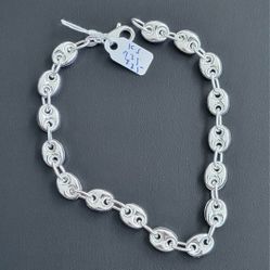 925 Sterling Silver Bracelet 8 Inch