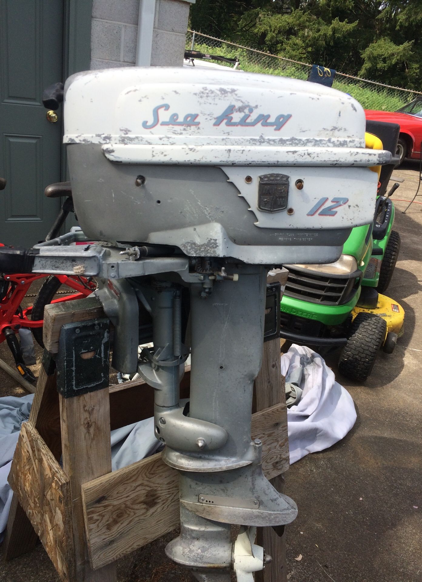 Sea king vintage outboard motor 12 hp