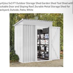Outdoors Storage Shed 5x3 New in Box !!!