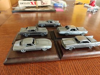Avon Pewter Car Collection 