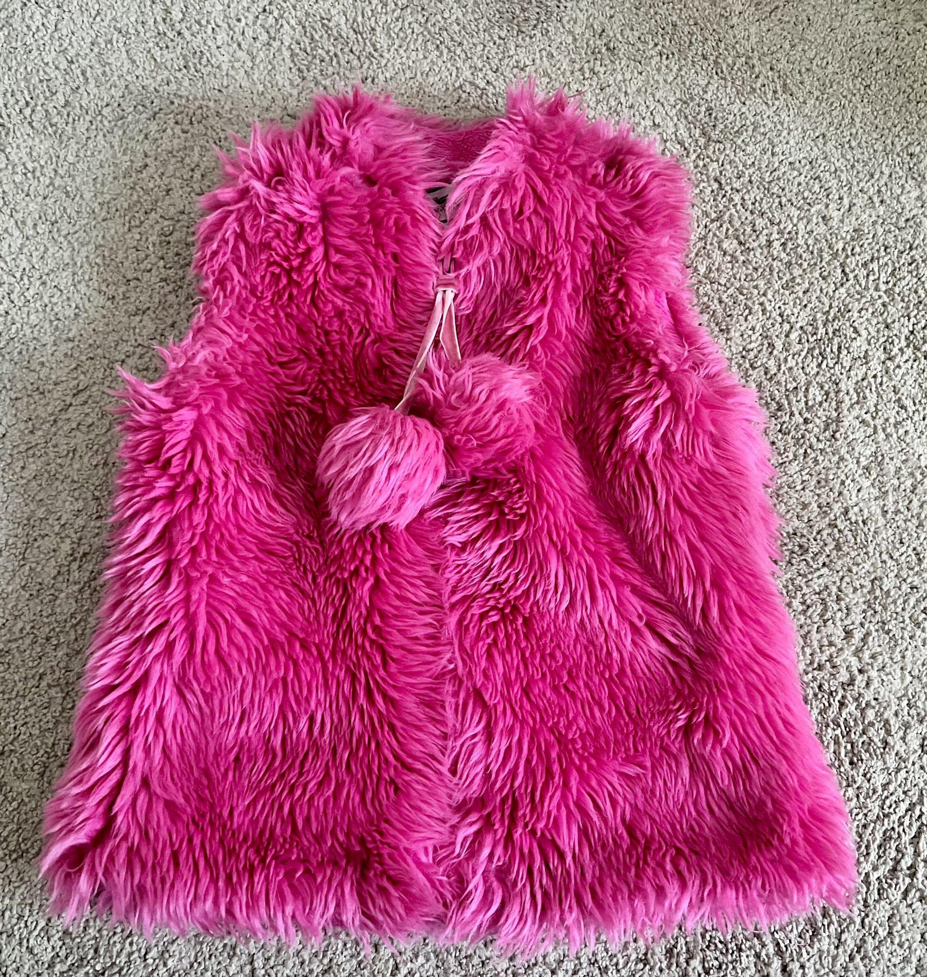 American Widgeon Girl Faux Fur Vest, size 5T