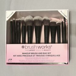 Makeup Brush & Bag Set
