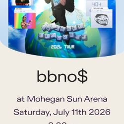 BBNO$ CONCERT TICKETS AT MOHEGAN SUN