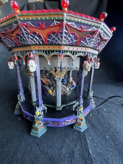 Department 56 Ghostly Carousel Halloween 56.55317 Retired Animated