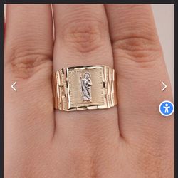 14k San Judas Ring 