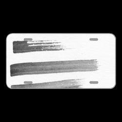 License Plate Novelty Car Front The Background A Splash Of The Art Of