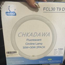 Chkadawa FCL30/30K Circular Fluorescent Light Bulbs T9 9 inch 30 Watts- 2 Pack