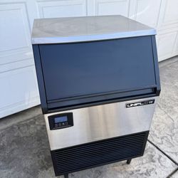 Uniflow Commercial Ice Machine, 75 lb Capacity, Stainless Steel