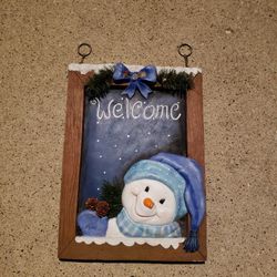 Hanging Welcome Sign