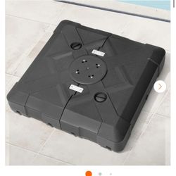 220 lbs. HDPE Patio Umbrella Base in Black