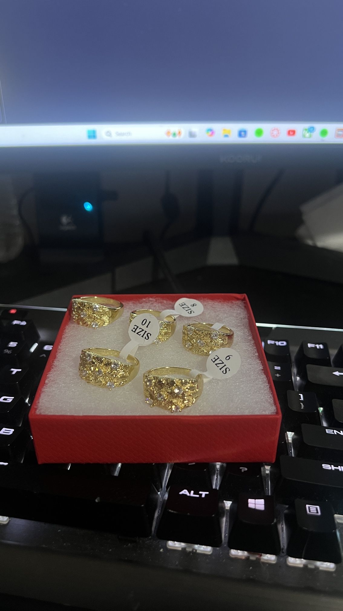 Gold Nugget Rings