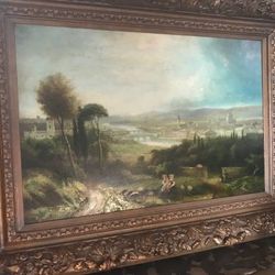 OIL PAINTING of Florence Italy