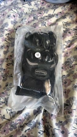 Black yozma dirtbike gloves medium