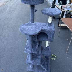 Blue Cat Tree Tower.