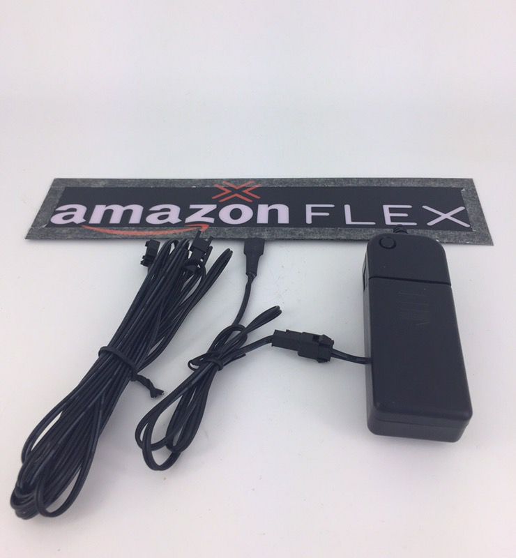 Amazon Flex flashing sign if you deliver at night you know what it like to not have one It’s safety first pulling up to people’s houses they know you