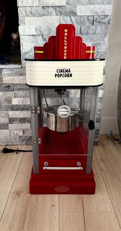 Nostalgia Popcorn Maker- Tabletop, Vintage Style.