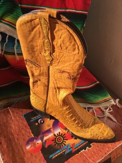 El alacrán Durango botas caimán lomo mantequilla original