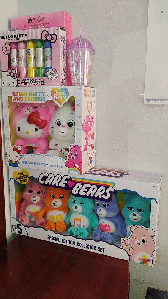 hello Kitty and Care Bear bundle