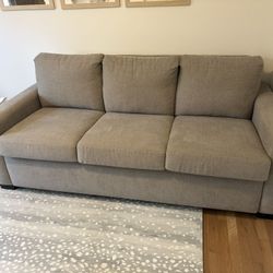 Living spaces Couch with Queen Plus Foam Sofa Sleeper