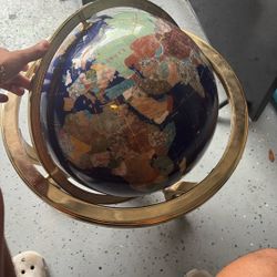 Spinning globe